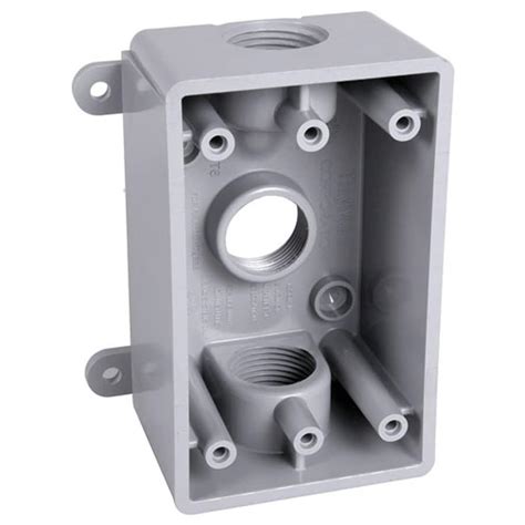 indoor surface mounted junction box|surface mount receptacle box lowe's.